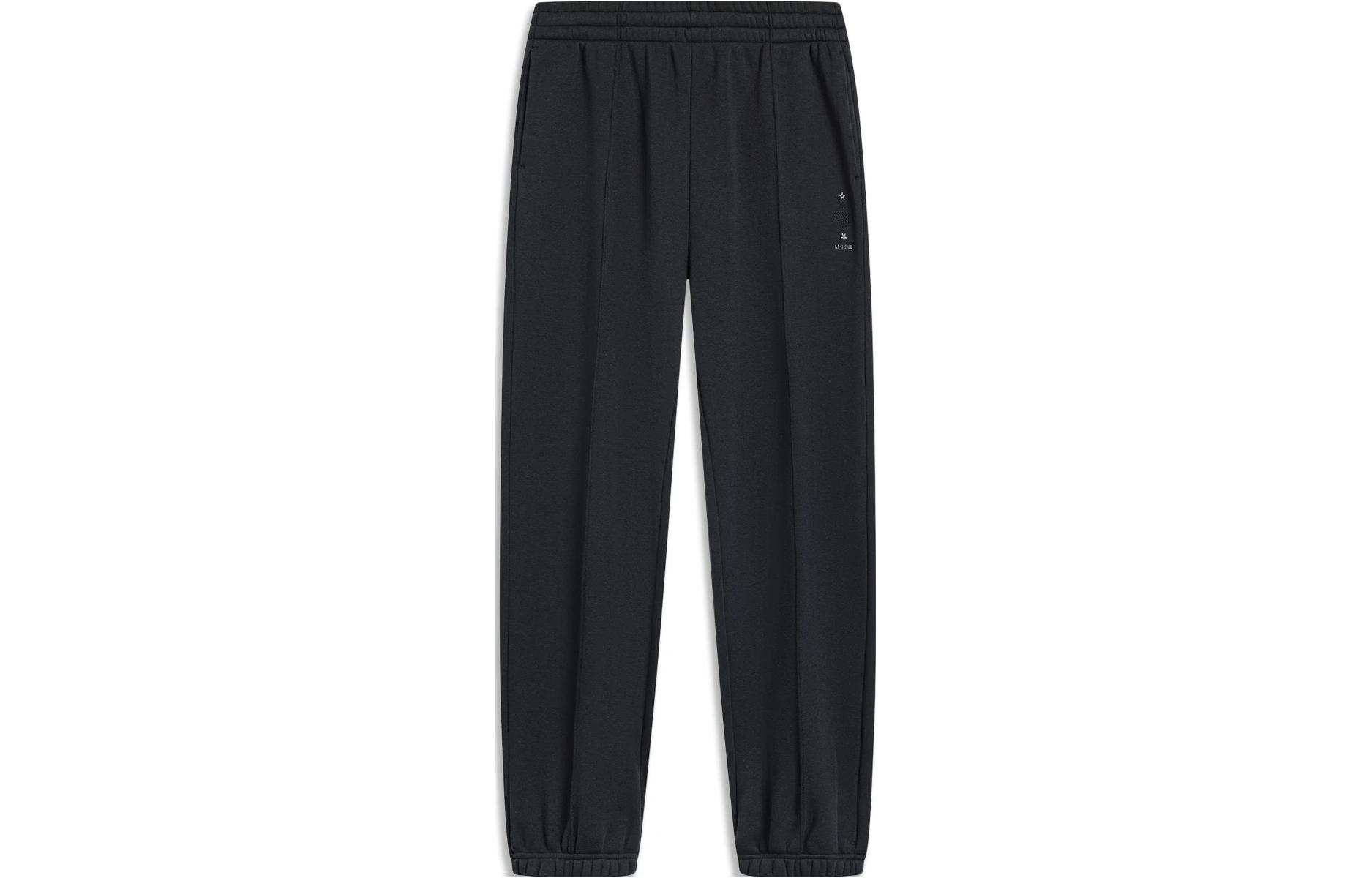 Li Ning China Culture Collection Knitted Sweatpants Women s Black AKLT908-4 L