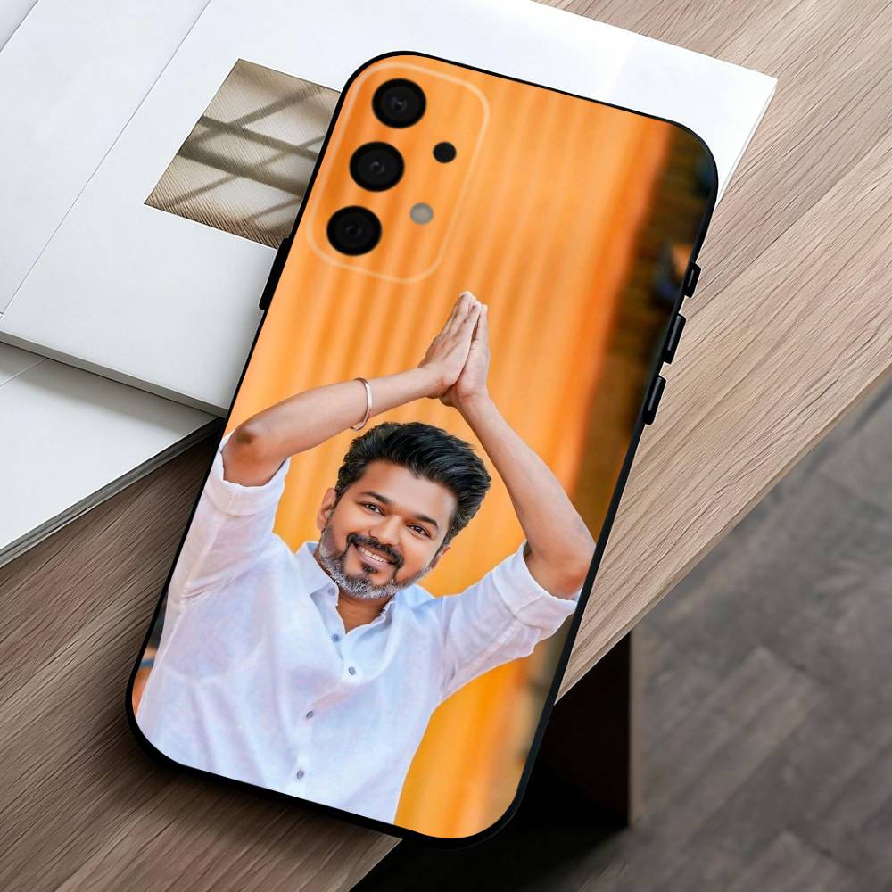 T-ThalaPathy Actor V-Vijay-Y  Phone Case For Samsung Galaxy A73,A72,A71,A70,A53,A52,A51,Others Soft Black Cover