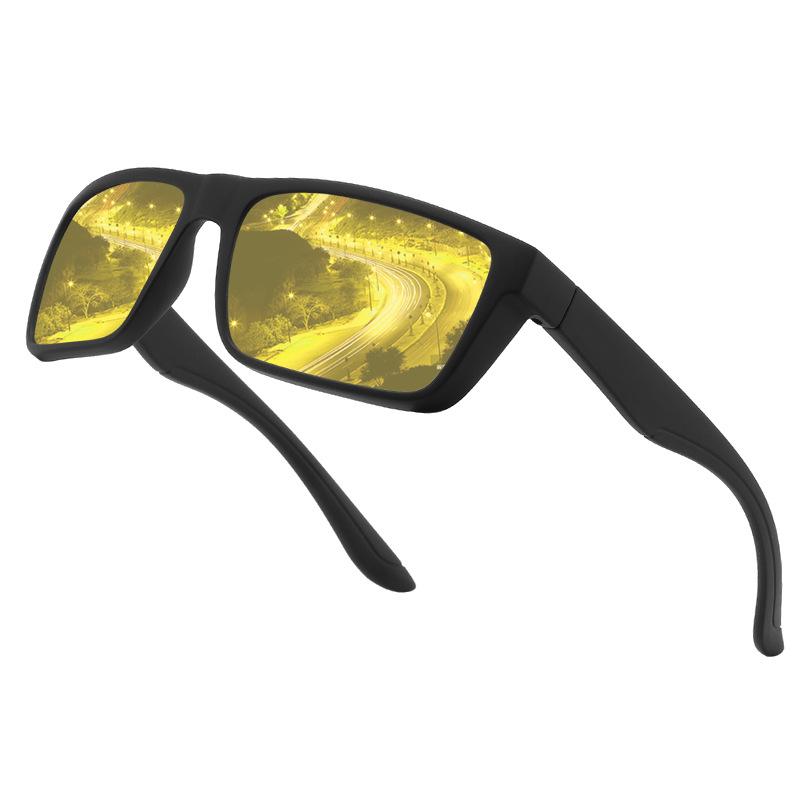 New European American Cycling Sunglasses With Colorful Coating Driving Night Vision Goggles Outdoor Fashionable Trend