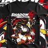 Egel Schaduw T-shirt Anime Stripboek Shirt Heren en Dames Zomer Katoen Los en Modieus Korte Mouwen Top