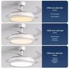 Invisible Eye-Protection Ceiling Fan Light