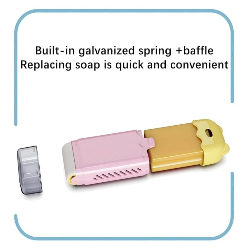 Plastic Self-Draining Soap Box Sealing Dopamine Soap Box Household Bathroom Accessories