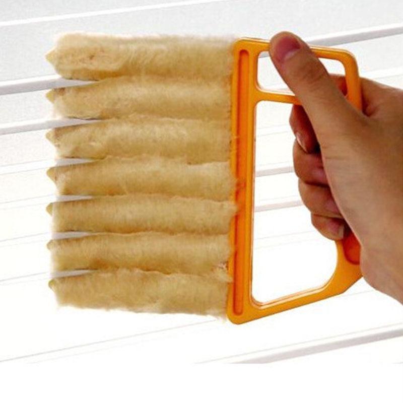 Multi-functional Cleaning Brush for Blinds, Home Curtain Cleaning Tool, Air Conditioner Fan Dust Removal Brush, Crevice Brush
