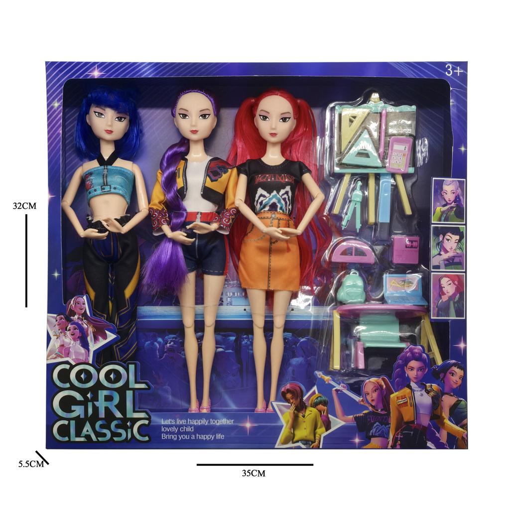 New K-POP Girl Group Doll Set