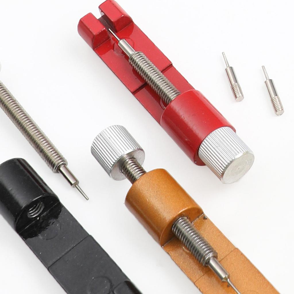 Professional Watch Band Link Remover Tool Metal Bracelet Adjuster Kit for Watch Repair Resizing with Spring Bar Pliers