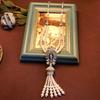 Elegant and Versatile, Fashionable, Rhinestone Tassel Pendant, Exquisite Beaded Necklace, Vintage Accessory