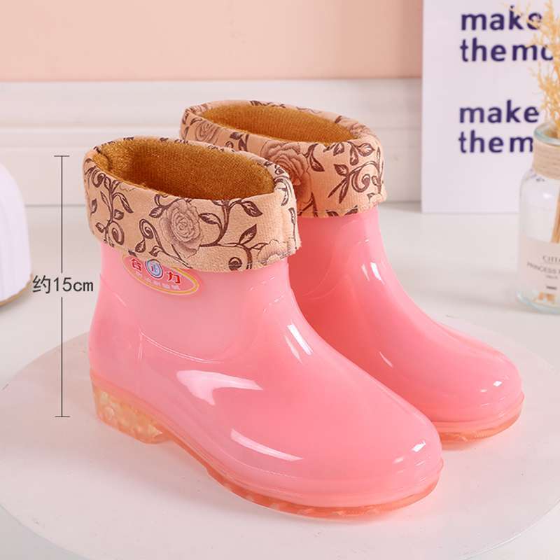 Gelee transparente Regenstiefel Wasserstiefel Regenschuhe Damen Sommer Regentage Arbeit schnelltrocknende Gummischuhe abriebfest Küche hoch wasserdicht s