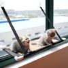 Double-layer Kitten Hammack Hanging Window Sunbathing Cat Hammack Velvet Mat Suction Cup Cat Sisal Scratching Post Durable