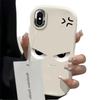 Angry Expression Phone Case for iPhone 12-16ProMax, Japanese Korean Style