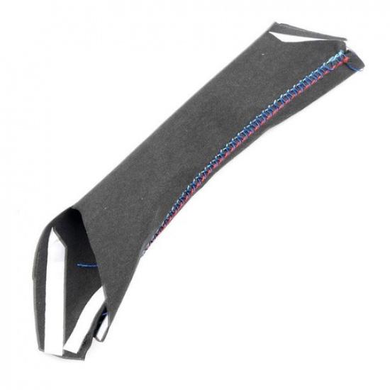 Hand Sewing Suede Leather Interior Door Handle Cover For BMW 3 Series E90 E91