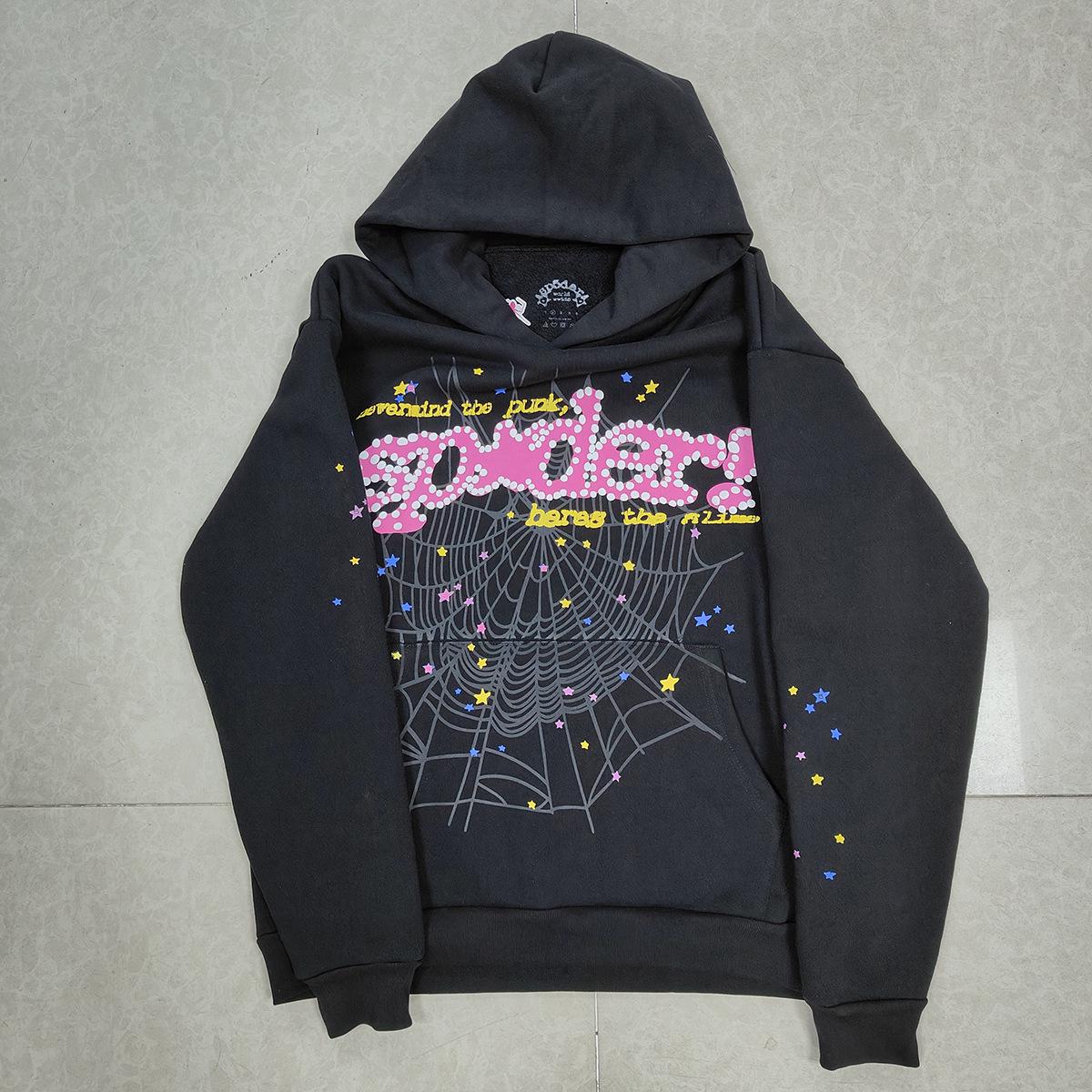 Sp5der555 Heavyweight Fleece-Lined Hooded Sweatshirt -