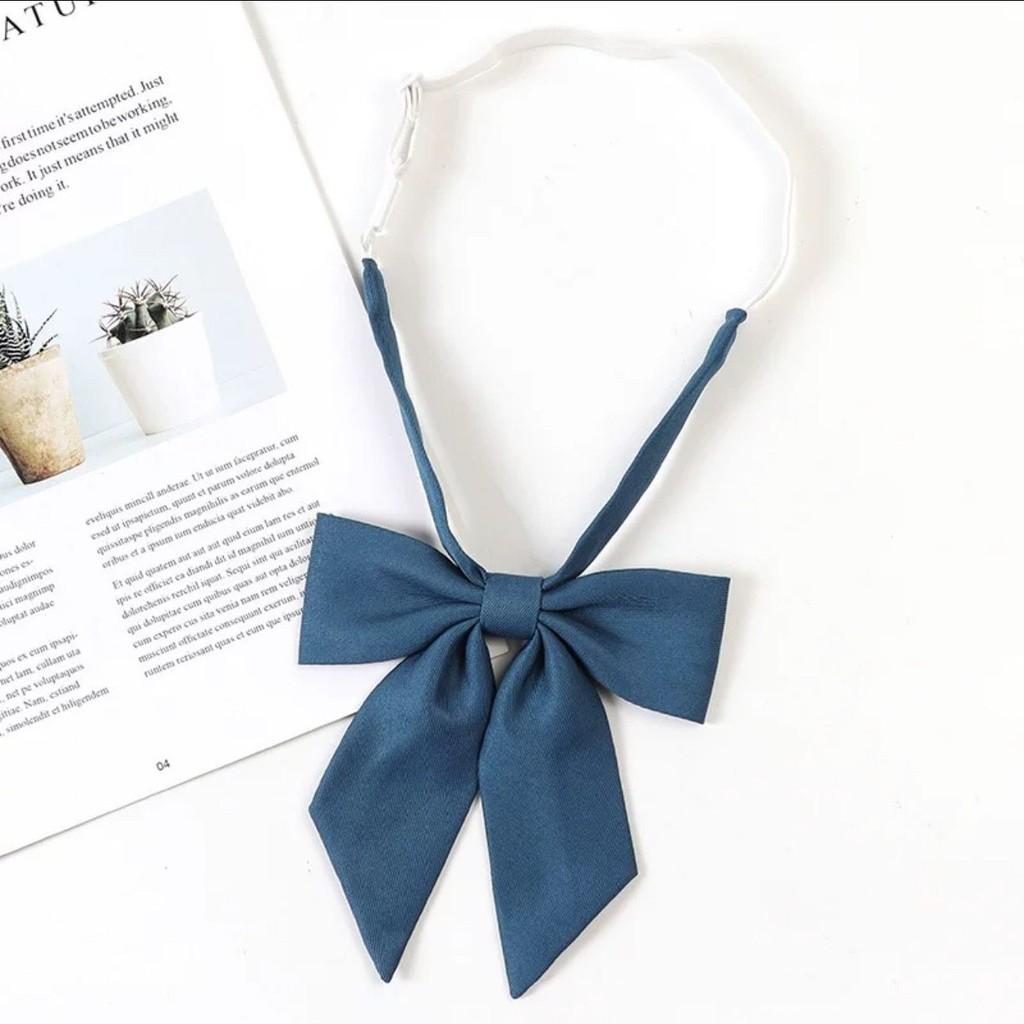 Japanese School Uniform Bow Tie For Girls Polyester Accessory With Elegant Design For Students