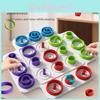 Classico Gioco del Tris con Riconoscimento del Colore per Bambini Gioco Indoor