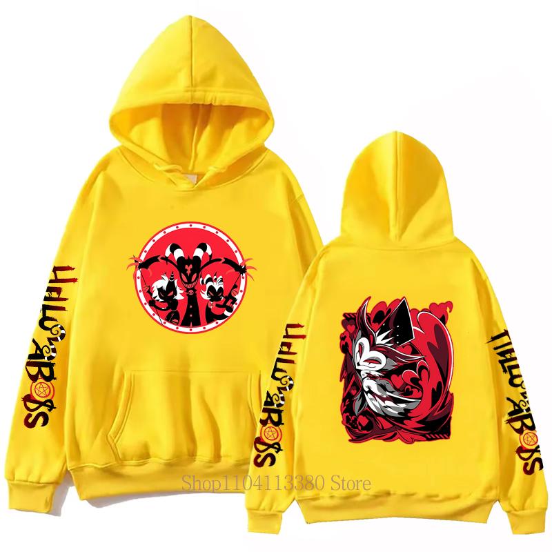 Helluva Boss Graphic Print Hoodies Men Women Casual Harajuku Fashion Autumn Winter Long Sleeve Fleece Pullovers Sweatshirts