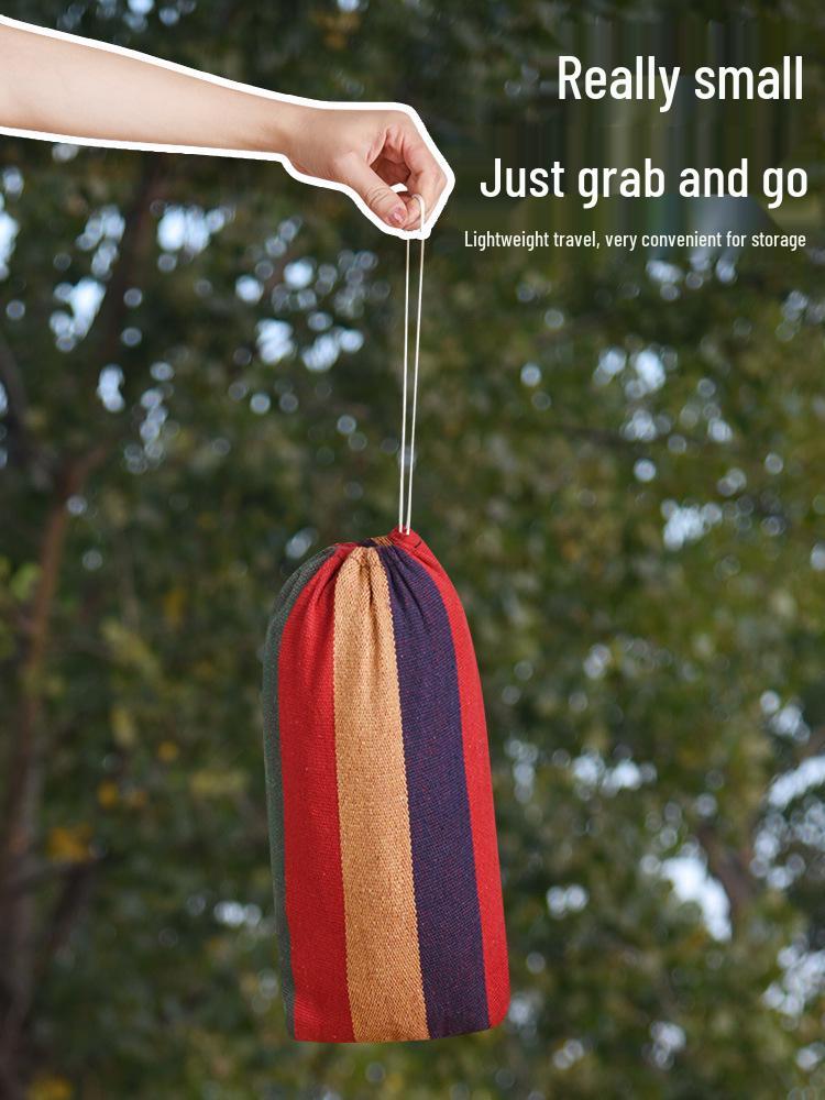 TEMU Dormitory Hammock: Indoor/Outdoor Thickened Hanging Chair & Swing Basket.
