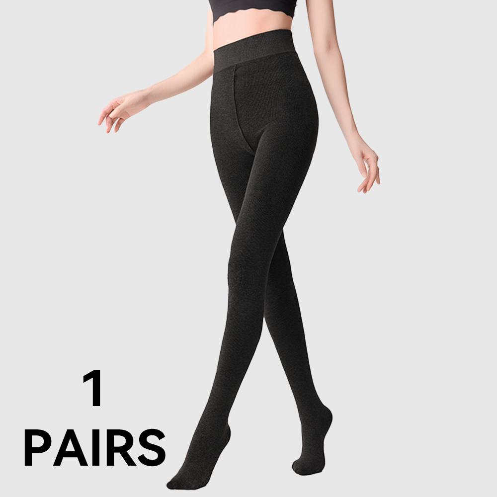 130G/150G Vertikal gestreifte Baumwolle Blickdichte Strumpfhose Herbst Winter Wärmere Strumpfhose Graue Leggings Plus Koreanischer Stil L
