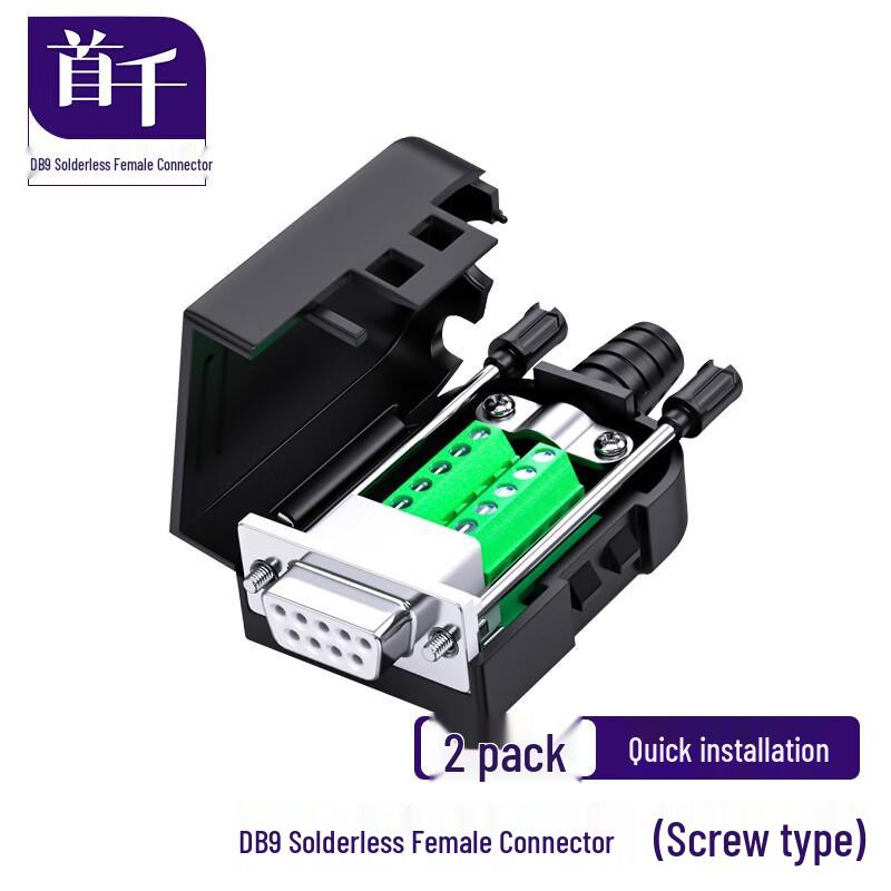 D-Sub Solderless Screw Terminal Female Connectors