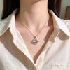 Titanium Steel Planetary Zircon Necklace - Women's Versatile Fashion Jewelry