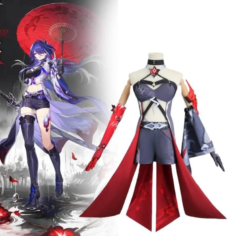 Vibrant Yellow And Red Cosplay Costume For Game Enthusiasts With Wig