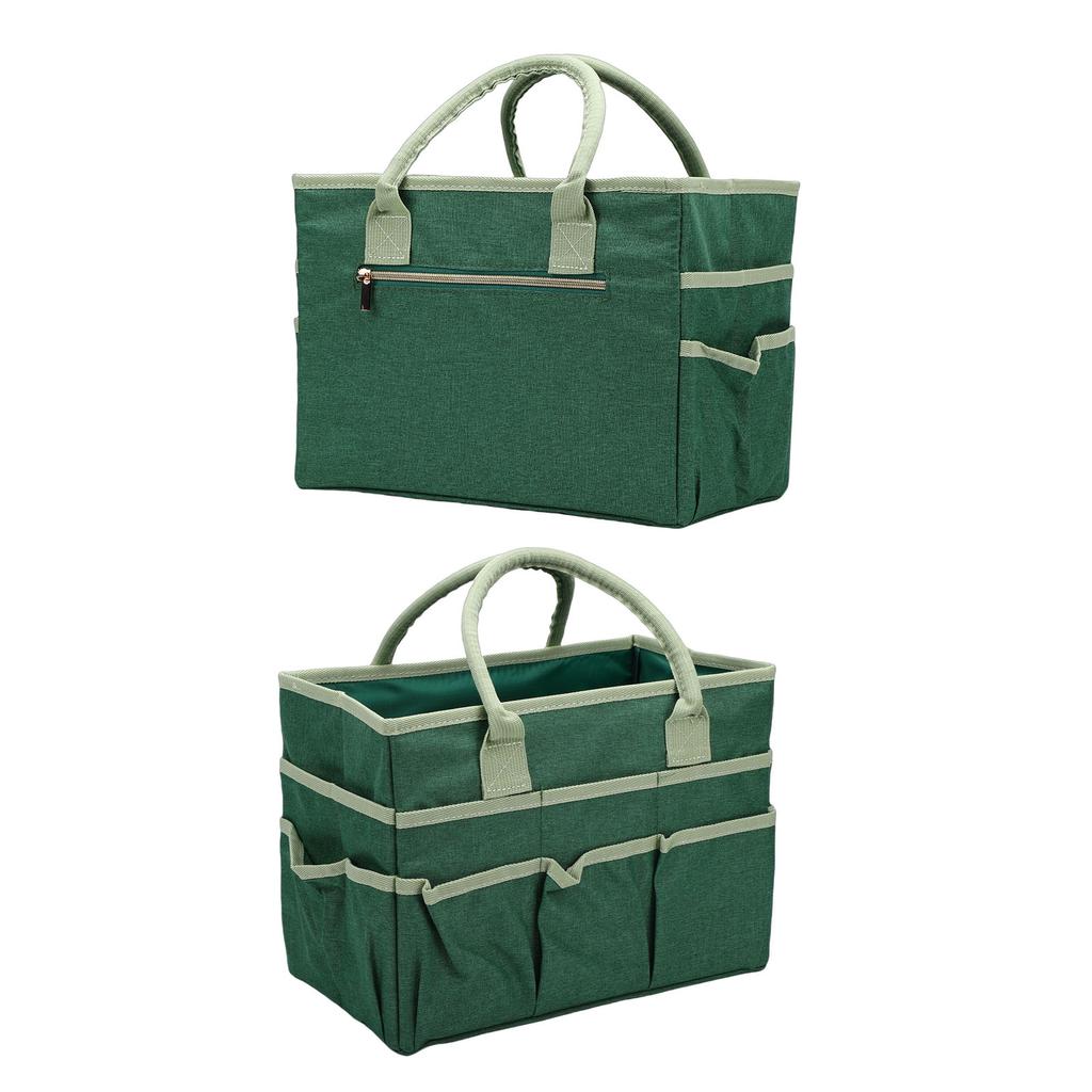 Craft Bag 10 Pockets Oxford Fabric Spacious Arts and Crafts Storage Teacher Stationery Sewing Gardening Tool Bag