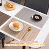 Dining Pad Table Mat Home Supplies Vinyl Elegant PVC Ple Style Place Coaster Decorations Thicken Design Bowl Mats