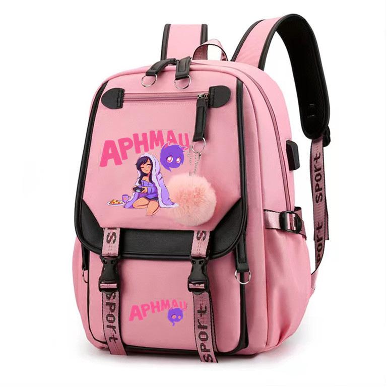 Large Capacity Schoolbag with Shoulder Strap; Student Three-piece Pencil Case Set