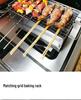 Portable One-Person Charcoal Grill: Outdoor/Indoor BBQ Skewer Stove