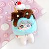 Chocolate Mint Plush Kigurumi Cap for 10cm Plush Toys, Kigurumi Accessories, Otaku Activities, Doll Mascot, K-Pop Doll Costume [Used]