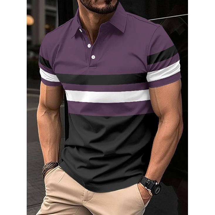 Summer New Quick Drying Lapel Polo Shirt With Button Pocket For Men'S Sports Polo Shirt Fitness And Casual Slim Fit Daily Work Shirt