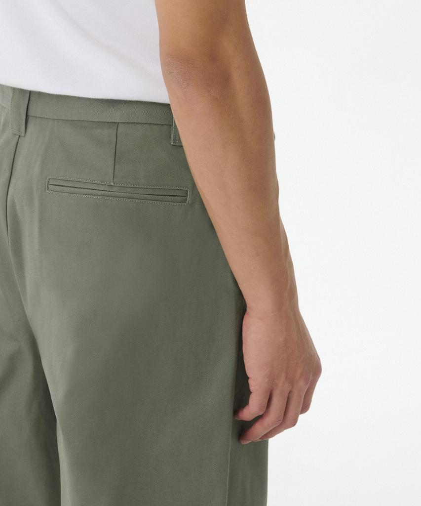 MUSINSA STANDARD Heavyweight Cp Wide Chino Pants [Smoke Green]
