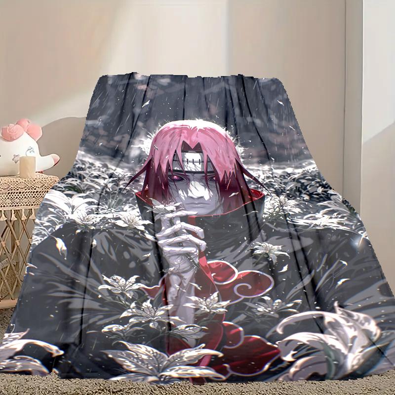1pc Naruto Blanket, Cozy Printed Throw Blanket, A Heartfelt Gift for Your Family and Friends