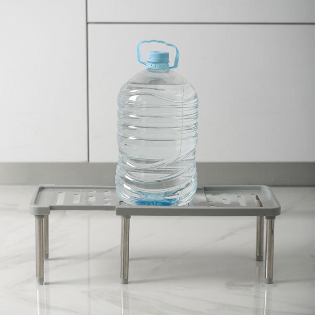 Multifunktionales Teleskop-Schuhregal, Regal aus Edelstahl unter der Spüle, Geschirrständer, Gewürzregal, Lagerregal für Küchengeschirr