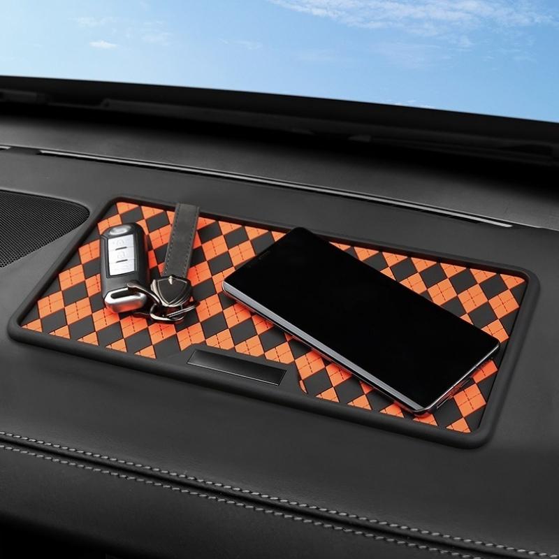 For Changan Deepal Series Car Anti-Slip Mat Car Dashboard Stripe Ornament Silica Gel Mat Auto Interior Non-Slip Phone Sunglasses