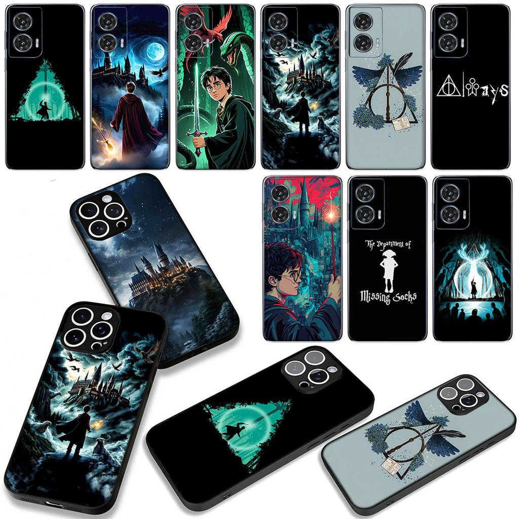 Art H-Harries Poster Wand Potters Case for Samsung Galaxy A07 A13 A12 A14 A23 A50 A51 A52 A53 A70 A71 A72 A04 Note 20 9 8 10