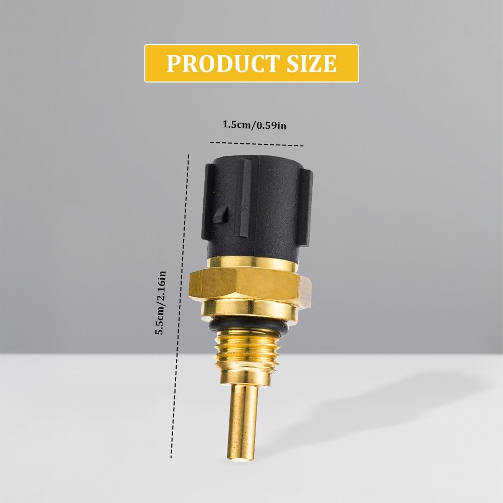 Oil Temperature Sensor, OEM#48160-PGJ-003 Coolant Temp Sensor Automotive Replacement for Honda Pilot 2003-2015, Honda Ridgeline 2006-2014