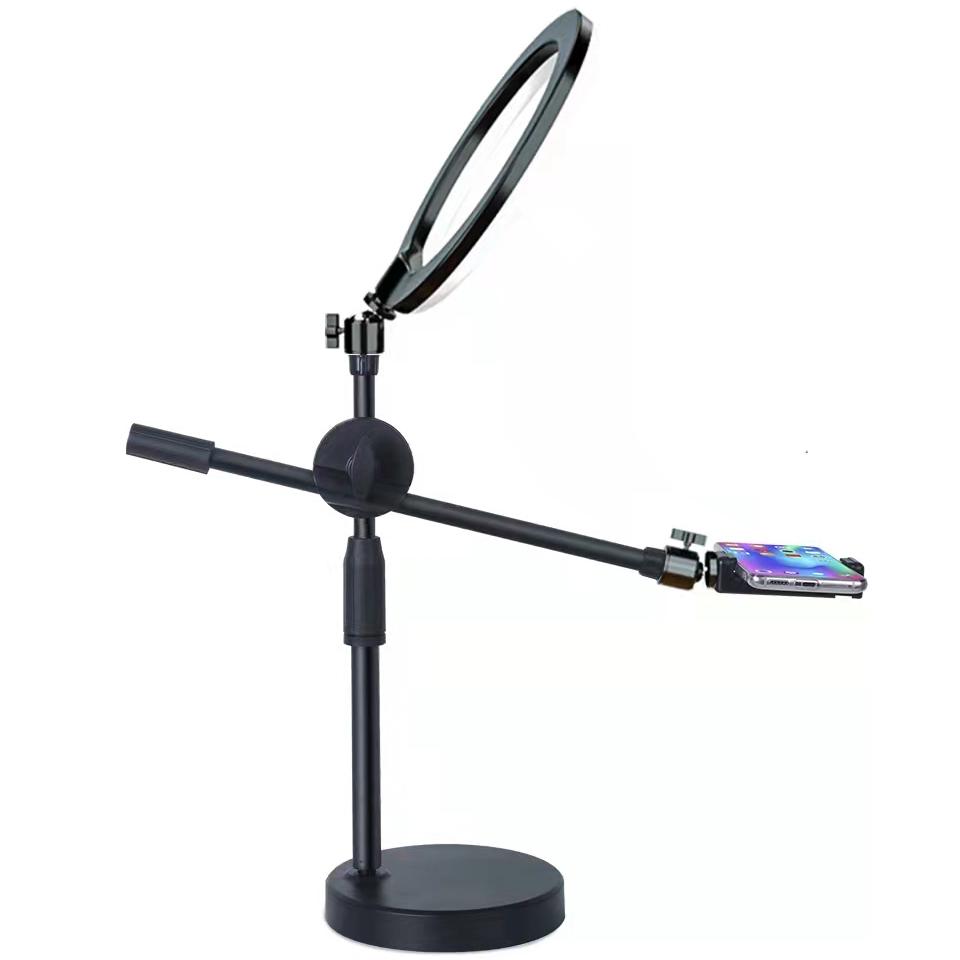Horizontal Tripod for Mobile Phone Smartphone Overhead Note Shooting Vertical Tripod Stand for Photography Filming with Light