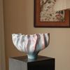 Ceramic Vase Ikebana Luxury Flower Vase Handmade Modern Decorative Vases Living Room Elegant Flower Bottle Aesthetic Room Decor