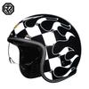 ORZ Motorcycle retro helmet for men and women, half helmet for cruising3/4Helmet for scooter, suitable for all seasons, personalized3C Authentication
