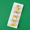 [All About Pin] Cute Hairpin 5-Piece Set_Yellow Pineapple