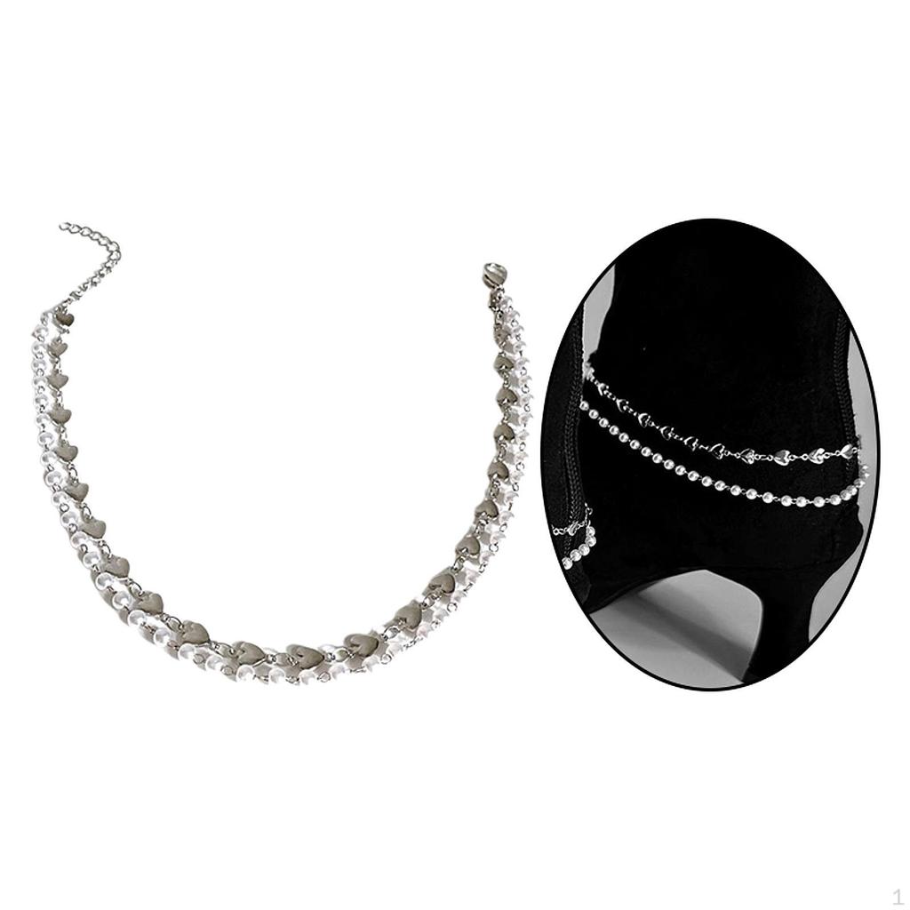 Shoe Charms Chain Shoelaces Chains Charm Adults DIY Jewelry Decoration for Engagement