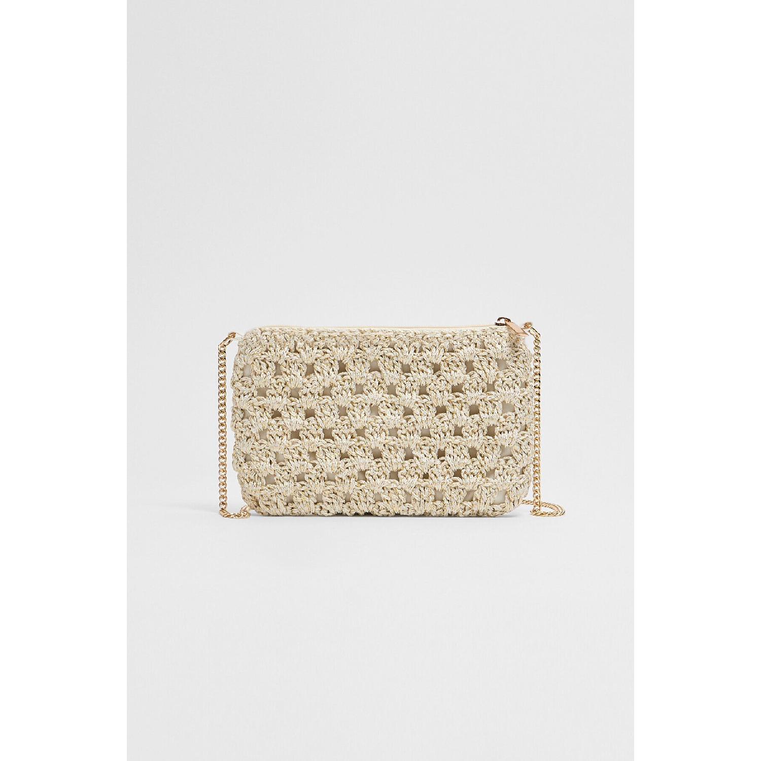 

Клатч крючком белый