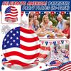 10-Piece 7-Inch Patriotic Flag Disposable Plates To Celebrate
