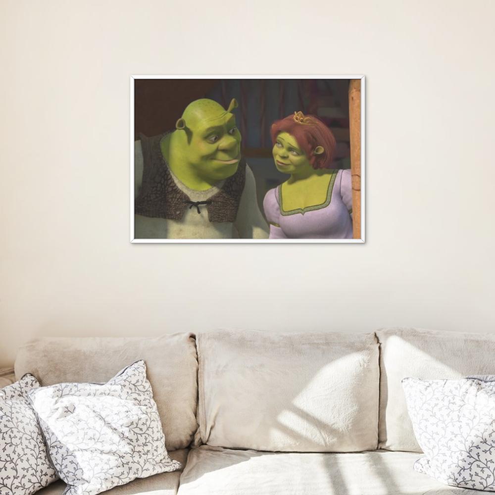 Paint by Numbers with Frame Paintings for Painting Shrek and Fiona 50X40 Cm