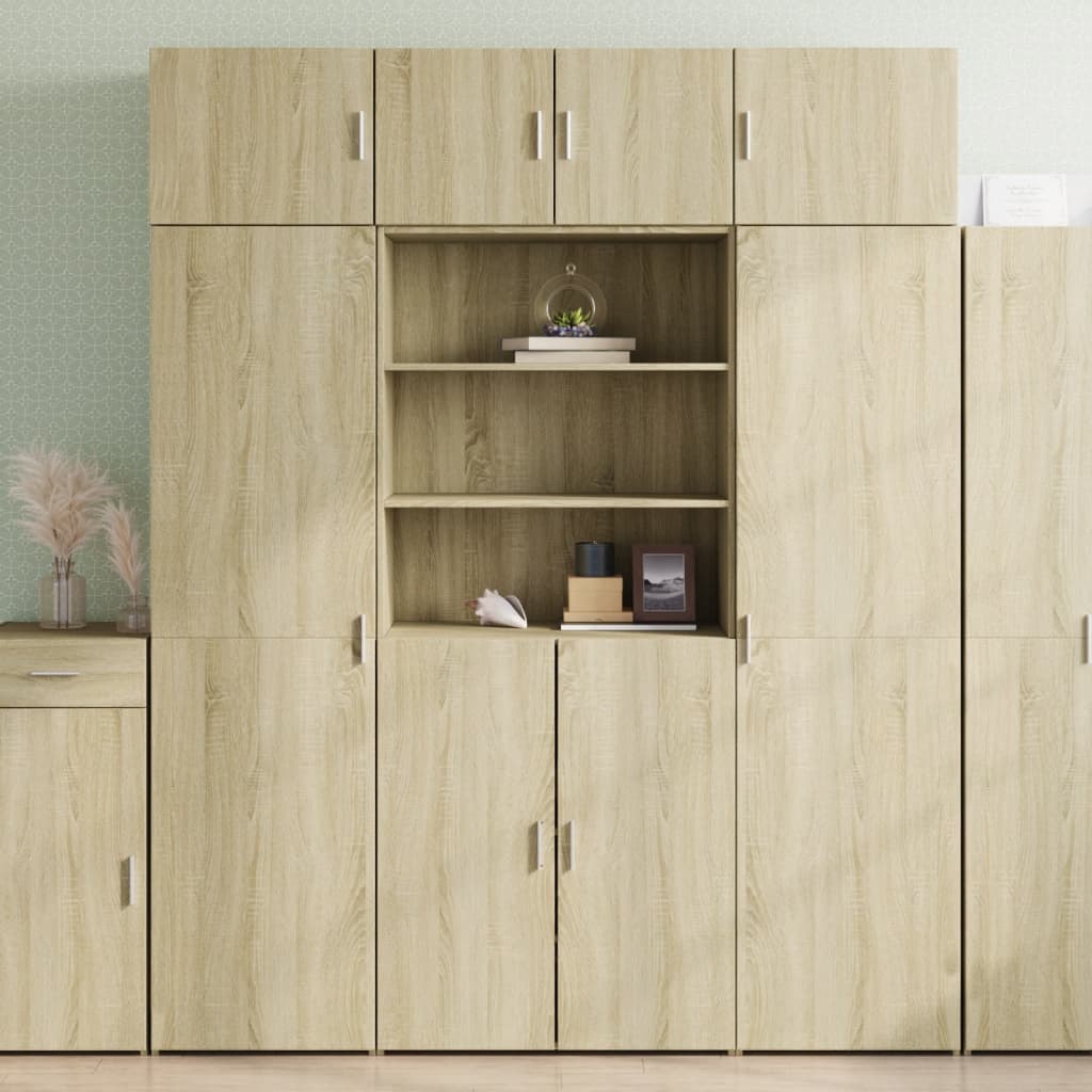 Highboard Sonoma Oak 80 x 42.5 x 185 cm Particleboard