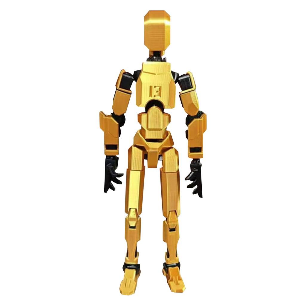 Mobilt dukkesett, 3D-trykt Titan Robot Mobile Doll, Mobil dukke, egnet for samlere, skrivebordsdekorasjon