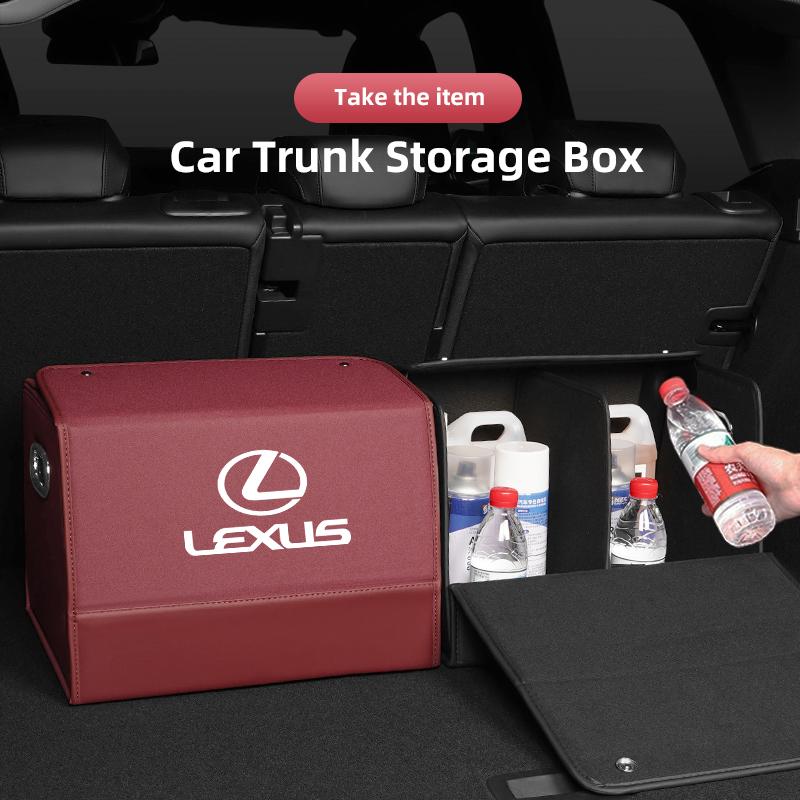 Car Trunk Storage Box Portable Large Capacity Storage Bag For Lexus GS IS LS500h ES260 ES300h RX350h NX260 UX260 LM LC RZ450e TX