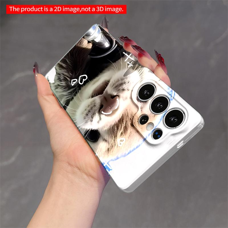 2DFlat Samsung Phone Case Adorable Otter Selfie with Heart & Star Stickers Applicable To Galaxy S22 S23 S24 S25ULTRA S26 A12 A13 A14 A15 A16