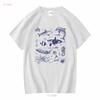 T Shirt Sea Life Retro 90s Tattoo Animal Ocean Nature Creatures Boho Long or Short Sleeves Vintage Washed Top For Everyday Wear