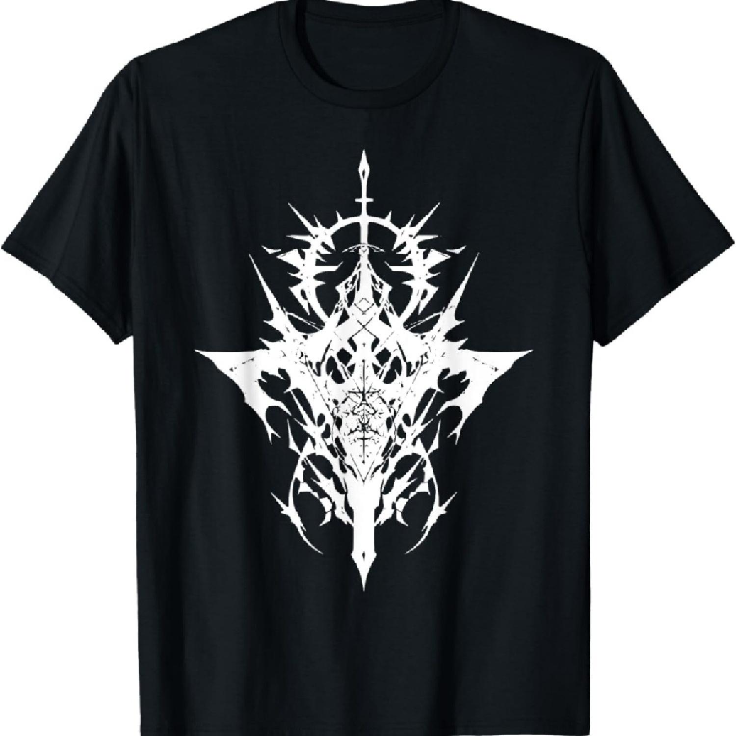 

Киберпанк Футуристичная Эстетика Черного Металла Футболка S