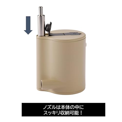 Kapitán Stag (KAPITÁN STAG) Venkovní zapalovač ohně e-Charge ventilátor s teleskopickou tryskou (UG-3323)